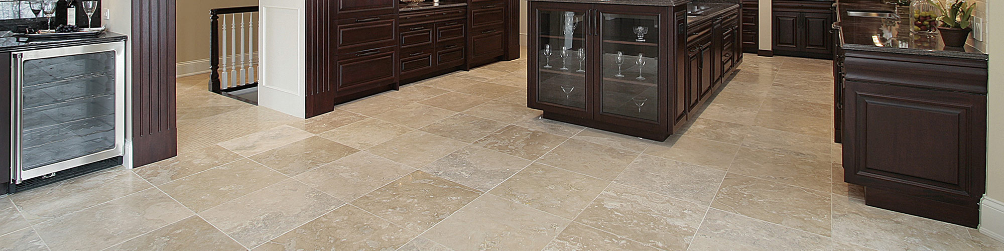 Kitchen tile floor